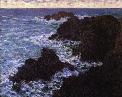 Claude Monet The Rocks of Belle -Ile Germany oil painting art